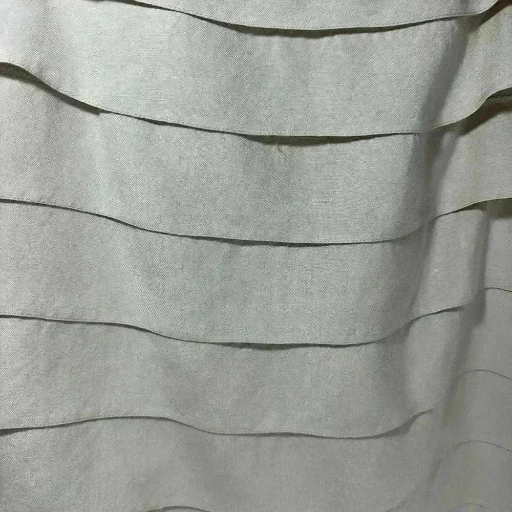 Larry Levine Womens Cream Ruffle Skirt‎